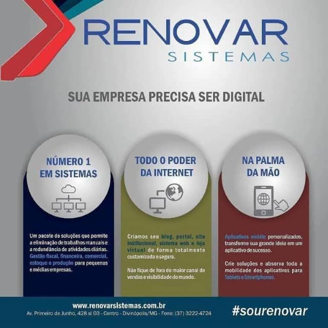 Foto 6 de Renovar Sistemas, Computadores em Divinópolis - MG
