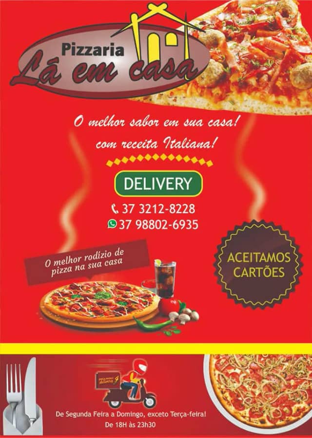 Foto 2 de Pizzaria Lá em Casa, Pizzarias em Divinópolis - MG