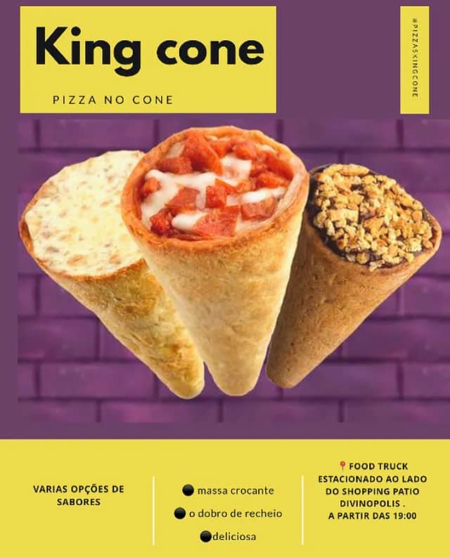 Foto 5 de Pizzas King Cone, Pizzarias em Divinópolis - MG